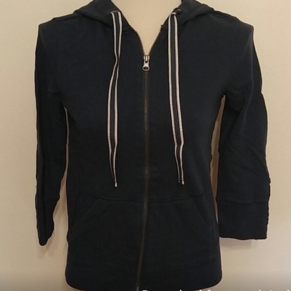 Navy SJB Sport zipper hoodie size medium